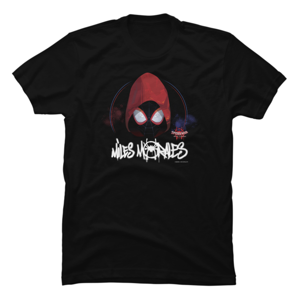 miles morales t shirt mens